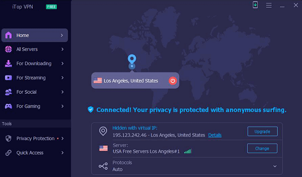 iTop VPN 4.3.0.3893 Crack + License Key Free Download 2023